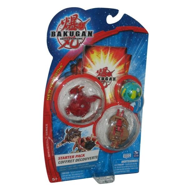 Bakugan Bakusteel Series 09 Starter Pack Spin Master Toy W Cards B Walmart Com Walmart Com