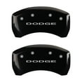 thumbnail image 5 of MGP 4 Caliper Covers Engraved Front & Rear With out stripes/Dodge Black finish silver ch Fits select: 2016-2019 DODGE CHARGER SXT, 2012-2019 DODGE CHALLENGER SXT, 5 of 6