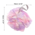 thumbnail image 4 of Unique Bargains 1pc Reusable Bath Shower Loofah Sponge Pink, Purple, 4 of 6