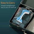 thumbnail image 2 of Travel Garment Steamer Handheld Garment Steamer 1100W Portable Garment Steamer with Fast Heating and 120ml Removable Water Tank for Home and Office Use, 2 of 8