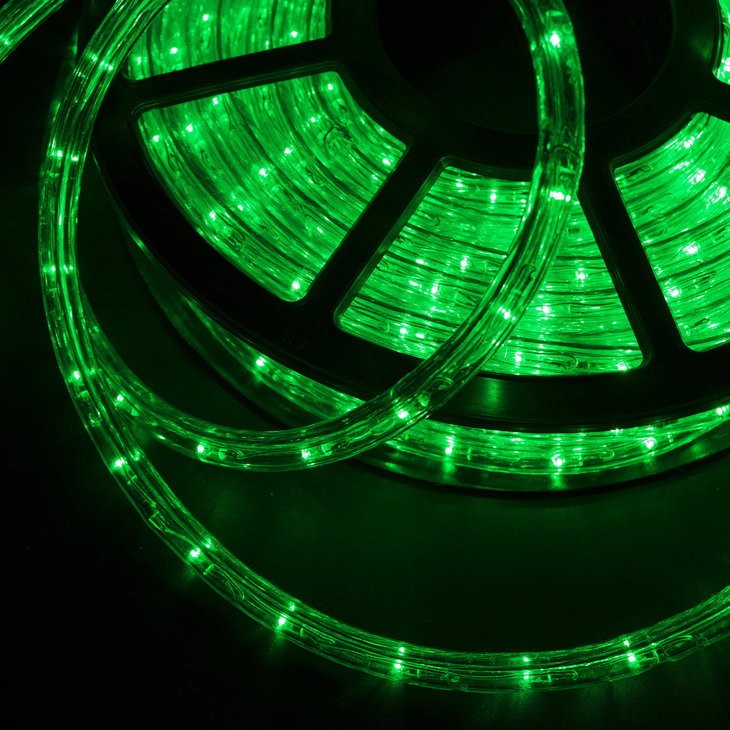 NEW FREE SHIPPING Details about   Celebrations Rope Lights 216 Green Lights 18' 