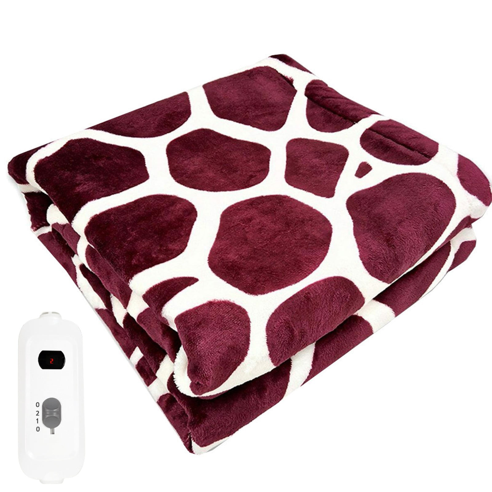 1Pc Heating Pad Soft Flannel Electric Heated Winter Blanket Blanket Electric Heated Soft