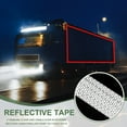 thumbnail image 5 of Uxcell Reflective Tape Strong Adhesive Safety Warning Reflector Tape, Waterproof Conspicuity for Trailers Trucks White 10 Feet x 2 Inch, 5 of 6