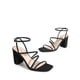 thumbnail image 4 of Sandalia DREAM PAIRS SDHS2428W para mujer en nubuck negro con tacón, 4 of 7