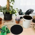 thumbnail image 5 of Dayesque 6pcs Double-Sided Felt Mats: Absorbent Round Mats for Plant Protectors - Felt Planter Liners for Flowerpot Mutisize, 5 of 8