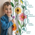 thumbnail image 3 of Blackout Kids Curtains,Pioneer Flower Floral Print Pattern Childrens Insulated Curtains Set Of 2,Bedroom Essentials,Toddler Room Decor 42"x54", 3 of 5