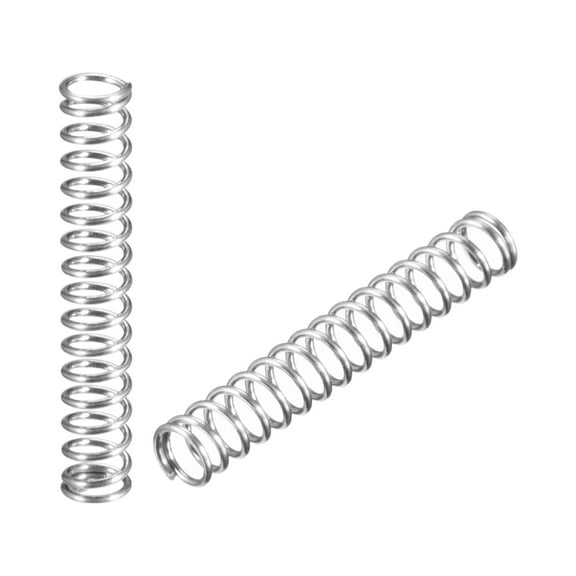 0.5x4x25mm Spring Steel Coil Extended Compressed Spring, 10pcs