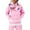 Pink, variant on Kids Tops Trapstar Hoodies for Kids Long Sleeve Graphic Sweatshirts Loose Trapstar Street Hip-hop Pullover Sweatshirts Girls Boys Hoodies(White, 150)