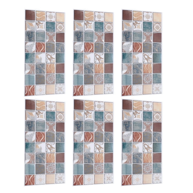 Classic Design Kitchen Backsplash Wallpaper, PVC, Self Adhesive, Waterproof, Oil for Home Decor, Protects From Steam and Oil Stains