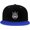 Blue, variant on Cat Dad Hip Hop Hat Two Tone Flat Bill 6 Panel Cap Unisex