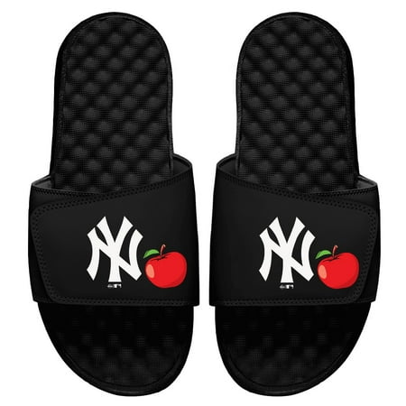 

Men s ISlide Black New York Yankees Local City Patch Design Slide Sandals