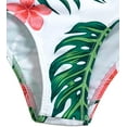 thumbnail image 4 of Traje de baño de cintura alta tropical floral con cubierta de kimono playa 3 piezas Traje de baño de bikini acolchado de 3 piezas Sincero  Ropa, 4 of 6