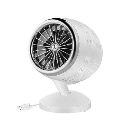 

Jrocdr Double Circulation Fan Home Office USB Electric Fan High Wind Silent Vertical Air Conditioning Fan Convenient Small Fan Battery Fans for Home Neck Fans for Men Fan Cooler