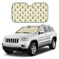 thumbnail image 3 of Bingfone Avocado Playing Music Car Windshield Sun Shade Protector Keep Your Vehicle Cool Sun Shield Visor Cover Foldable-Small, 3 of 9
