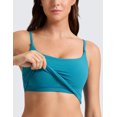 thumbnail image 5 of CRZ YOGA Butterlift Workout Longline Sports Bras for Women Padded U Back Camisole Crop Tank Tops, 5 of 6