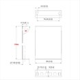 thumbnail image 5 of 2U Server Rack Depth Extender - 4-Inch Deep Recessed Rack Mount Adapter Kit for Network Rack, 5 of 5