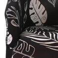 thumbnail image 2 of facefd Housses de Fauteuil en Polyester, Décorations pour Salon, bar Noir, 2 of 8