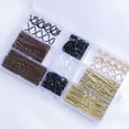 thumbnail image 3 of Jesscasday Hair Accessories Kit, Hair Clips Bobbys Pins Rubber Hair Band with Storage Box, 3 of 8