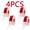 4pcs, variant on 2pcs Red and White Reflective Tape, Waterproof Self-Adhesive Safety Strip for Cars, Trucks, Trailers and Bikes, Easter Gifts, High Visibility for Night Driving and Vehicle Annual Inspection, 100ft