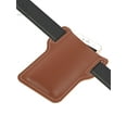 thumbnail image 6 of Gustavedesign Universal Cellphone Pouch Holster Vertical Leather Belt Pouch Hybrid Carrying Case Waist Bag with Belt Loop for iPhone 11 12 Pro X/XR Galaxy S20 S10, Brown, 6 of 10