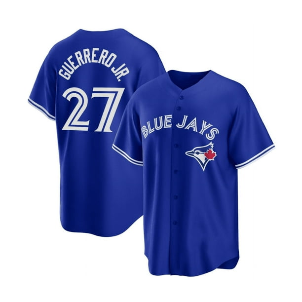 Toronto Bleu Geais Maillot de Baseball pour Hommes GUERRERO JR.27 BICHETTE 11 Nom de Joueur Adulte Réplique