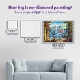 thumbnail image 4 of DIAMOND ART CLUB Mountain Castle Diamond Painting Kit, 4 of 4