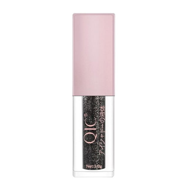 MERIGLARE Glitter Liquid Eyeshadow Long Wearing Eye Shadow Shade for Cheek Black
