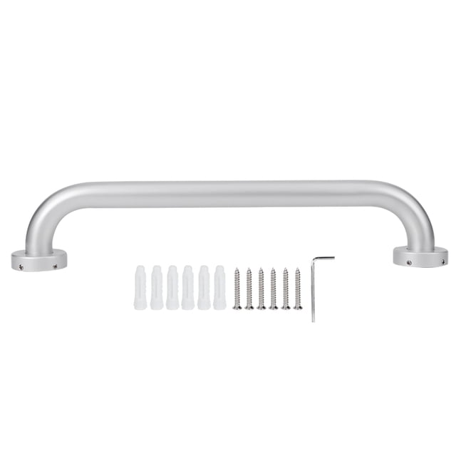 Barra de mano de aluminio para bañera, pasamanos de seguridad antideslizante, accesorio para inodoro de baño, espacio blanco, 40cm