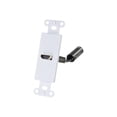 thumbnail image 1 of C2G RapidRun HDMI Decorative Style Wall Plate Transmitter - White - Plaque Murale HDMI - RapidRun Optique Femelle vers HDMI Femelle - Blanc, 1 of 1