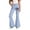 Blue, variant on Girls Flared Bottom Pants for Everyday Wear - Casual Trousers for 5-16 Year Girls Comfortable and Outfit for Spring Summer