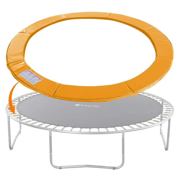 Exacme Trampoline Replacement Safety Pad Round Spring Cover No Hole For Pole 14 Ft Orange Animal Walmart Com Walmart Com