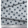 thumbnail image 2 of Soimoi Rayon Fabric Swirl & Floral Patchwork Fabric Prints by Yard 42 Inch Wide, 2 of 3