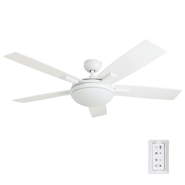 Prominence Home Emporia 52 Inch Bright White Indoor Led Ceiling Fan With Remote Com Indoor Led Ceiling Fan, Ceiling Fans For Children’s Rooms