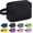 Black, variant on Travel Toiletry Bag for Women and Men,Lightweight Makeup Bag Hanging Dopp Kit with Shaving Compartment Cosmetic Organizer Large Tool Bag Travel Essentials,Gifts for Men(Large,Navy Blue)