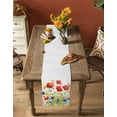 thumbnail image 4 of Hokiten Table Runners 90 Inches Long Dress Scarves, Watercolor Flower Farmhouse Coffee/Dining/Kitchen Table Runner for Living Room, Patriotic Red Blue Poppy Floral 13x90 Inch, 4 of 7