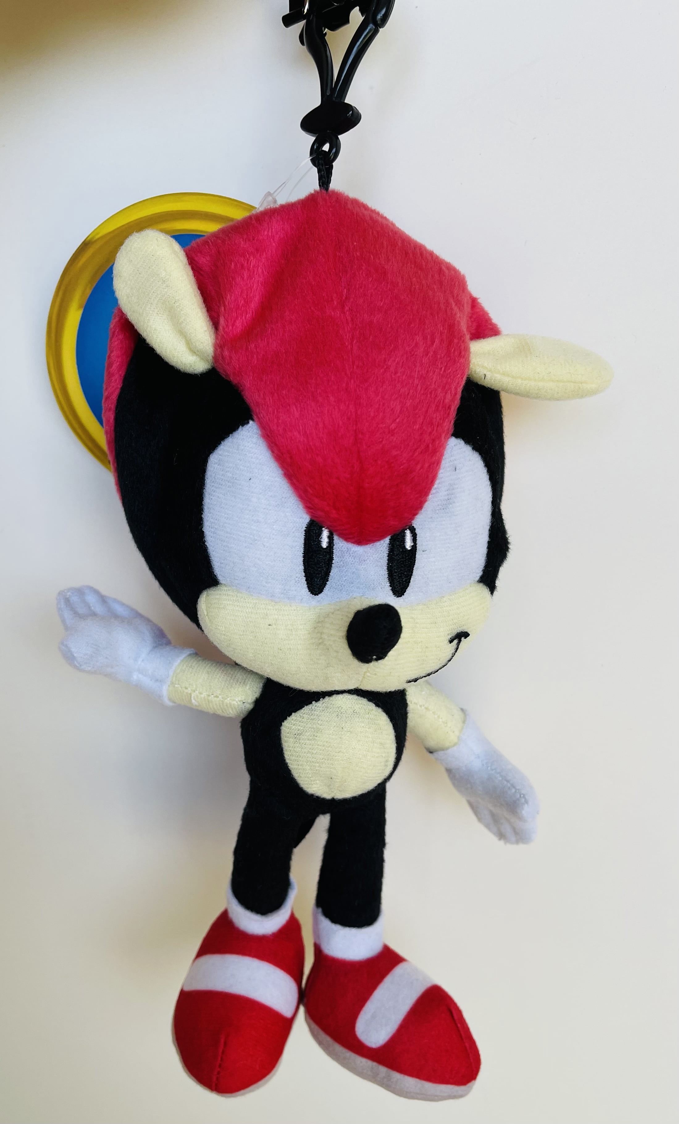 Sonic Mighty Plush Doll Key Chain Coin Bag Clip On 8