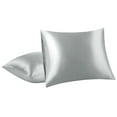 thumbnail image 1 of Unique Bargains Satin Pillowcases with Envelope Closure 2pcs, 1 of 9