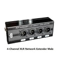 thumbnail image 2 of Prolongateur de Câble Audio et Réseau XLR 4 Canaux 3 Broches 5 Pcs, Prolongateur de Signal Réseau DMX512, Mâle, 2 of 3