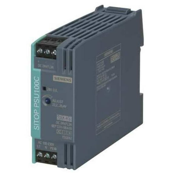 Siemens DC Power Supply,24VDC,1.3A,50/60Hz 6EP1331-5BA10