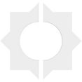 thumbnail image 4 of 10"OD x 5"ID x 5 1/2"C x 1"P Axel Architectural Grade PVC Contemporary Ceiling Medallion, Two Piece, 4 of 11