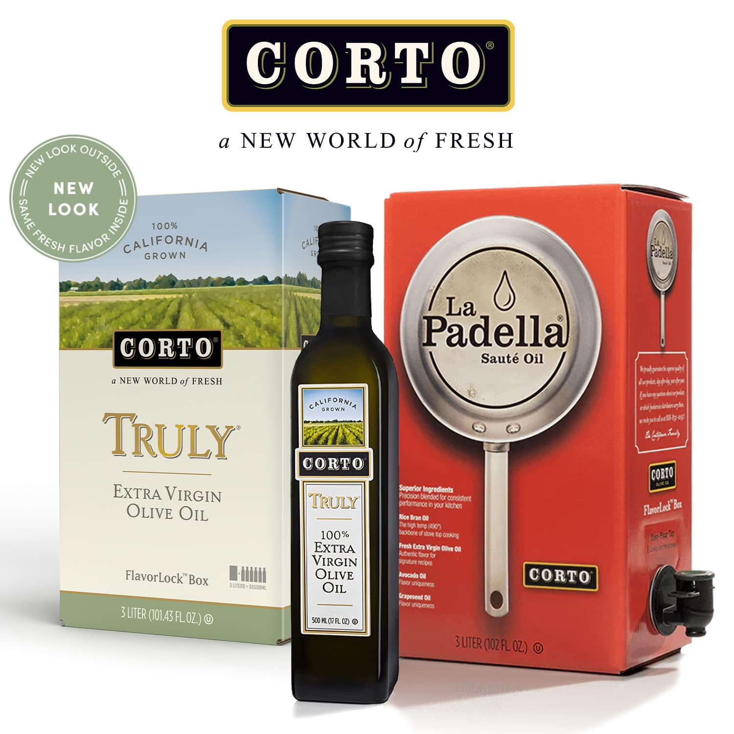 Corto TRULY | 100% Extra Virgin Olive Oil | Cold Extracted | 500 ml