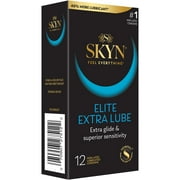 (3 pack) SKYN Elite Non-Latex Extra Lubricated Condoms, 12 Count