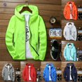thumbnail image 2 of Chamarra Hombre Chaqueta deportiva informal de secado rápido / Chaqueta cortavientos impermeable con capucha para hombrepangjing, 2 of 4