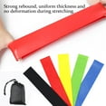 thumbnail image 6 of Resistance Stretch Loop Fitness Workout Bands for Exercise Working Out Physical Therapy,5 Set of Different Resistance Levels Elastic Bands with Carry Bag, 6 of 9