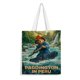 thumbnail image 1 of Paddington in Peru Bolso de tela con estampado de lienzo para mujer, bolsa de compras reutilizable y estética, con cremallera interior, regalo para mujer,40*40cm., 1 of 6