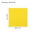 thumbnail image 2 of Unique Bargains EVA Foam Sheets Yellow 9.8 Inch x 9.8 Inch 10mm Thick Crafts Foam Sheets 6Pcs, 2 of 5