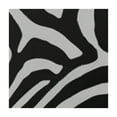 thumbnail image 4 of HAOXIT Animal Print Rectangle Black White Stripe Animal Skin Print Pattern Table Cloth Cover Spill Proof Wrinkle Free Polyester Tabletop for Dining Room Kitchen 36*36, 4 of 8