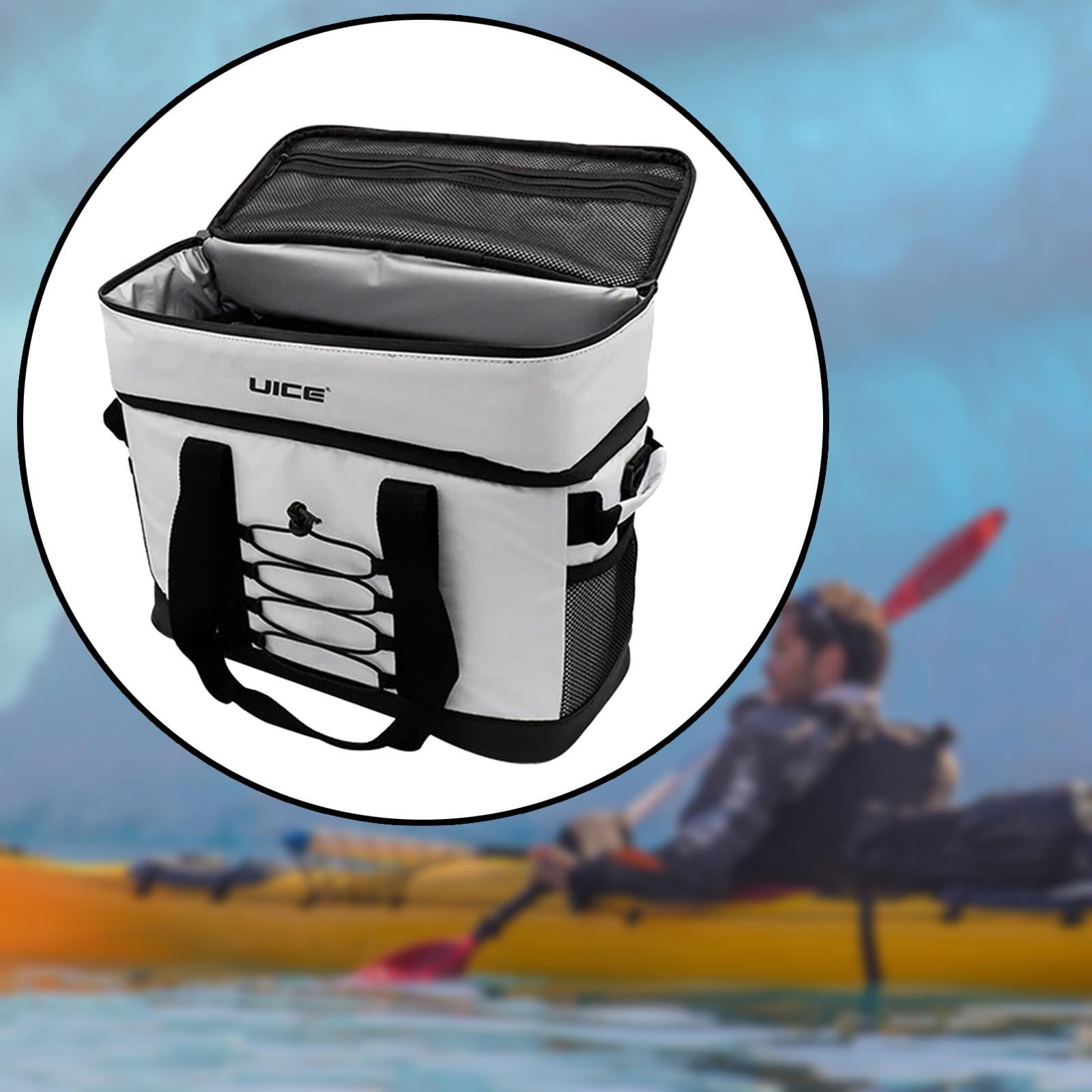 koolsoo Bag for Kayaks Kayak Seat Back Folded Stores Drinks Kayak Kayak Accessory Cooling Bag for Picnics Travel