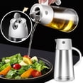 thumbnail image 2 of Dsscvnef Auto Flip Olive Oil Dispenser Bottle Leakproof Condiment Container With Automatic Cap and Stopper Non Spout Non Handle for Kitchen Cooking White Oil Pour Bottles Spray Oil, 2 of 9