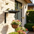 thumbnail image 4 of SLYNSHome Hanging Bird Bath with Hooks for Outdoor Decor,Hummingbird Feeder Iron Bird Bath Tray Wildlife Feeder Plate Water Bowl for Garden Patio Decoration, 4 of 6